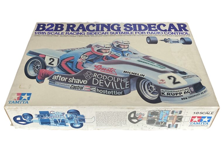 Tamiya B2B Racing Sidecar 1/8スケール TAMIYA B2Bレーシングサイドカー＜未組立＞1/8 ラジコン RCカー