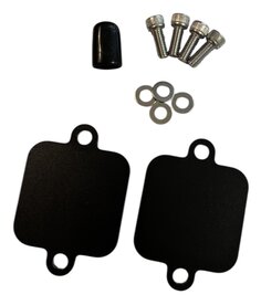 Exhaust Smog Block Off Plates Kit Blocker