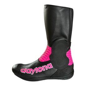 Daytona seitenwagen stiefel (Schwarz/Neonpink)