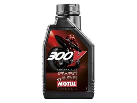 MOTUL 300V 4T Factory Line Road Racing 15W50 Motoren&ouml;l 1 Liter