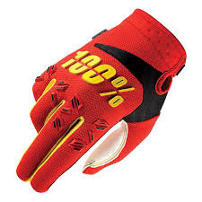 100% Racing Handschuhe (Rot)