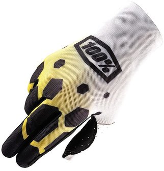 100% Celium Racing Handschuhe (Legacy Gelb)