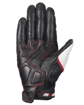 Moge Racing atmungsaktive Handschuhe (Schwarz/Wei&szlig;/Rot)