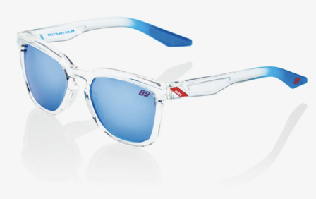 !00% Sonnenbrille HUDSON Jorge Martin SE Polished Clear HiPER&reg; Blue Multilayer Mirror Lens