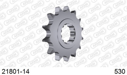 AFAM sprocket front 14T Yamaha R1 1998-2002 (530 convers)