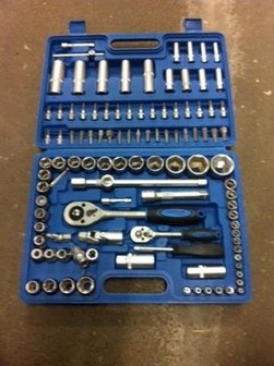 Scheffler 108pc socket wrench set 1/4&#039;&#039; &amp; 1/2&#039;&#039;Cr-V