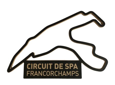 Rennbahn aus Holz Spa Francorchamps