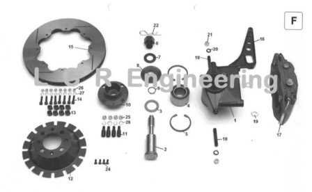 Sidecarshop Radmutter LCR/ARS (F6/G6/H30)