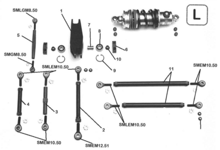 Sidecarshop teil LCR (L6)