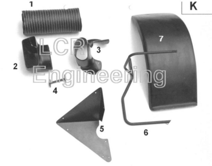 Ged Kotfl&uuml;gel Vorderrad carbon LCR (K7)