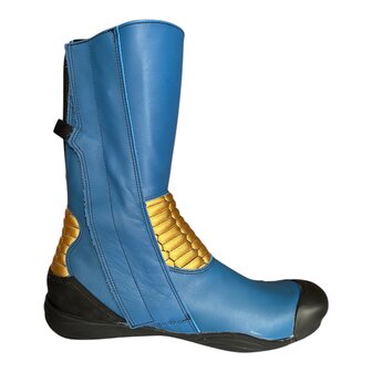 Daytona seitenwagen stiefel (blau/gold)