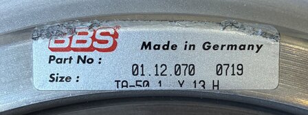 BBS Felgenbett aussen 1.0 x 13'' B-Ware (3)