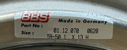 BBS Felgenbett aussen 1.0 x 13'' B-Ware (4)
