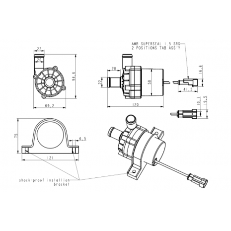 Davies Craig EBP 40 Wasserpumpe