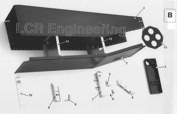 LCR Chassis Deckel (B13)