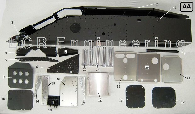 LCR Chassis Deckel (AA12)