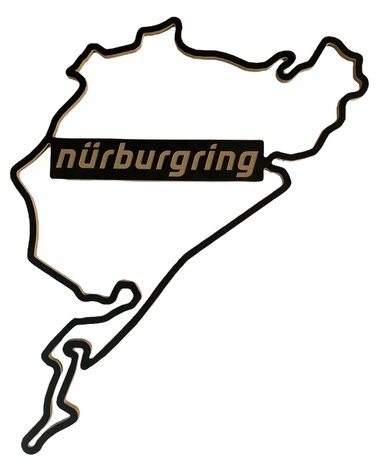 Rennbahn aus Holz Nürburgring