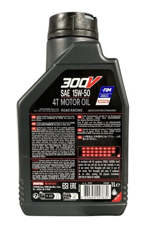 MOTUL 300V 4T Factory Line Road Racing 15W50 Motorenöl 1 Liter