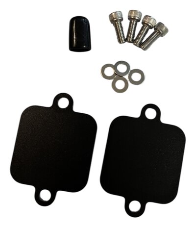 Exhaust Smog Block Off Plates Kit Blocker