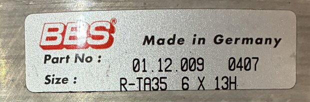 BBS Felgenbett aussen 6.0 x 13'' gebraucht (1)