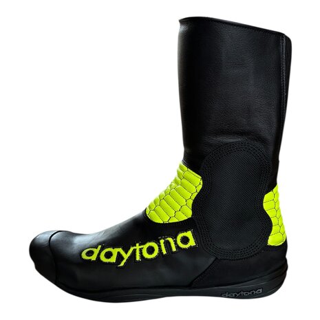 Daytona seitenwagen stiefel (Schwarz/Neongelb)