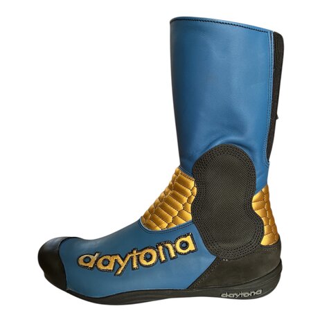 Daytona seitenwagen stiefel (blau/gold)
