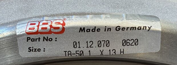 BBS Felgenbett aussen 1.0 x 13'' B-Ware (1)