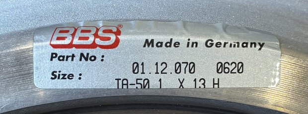 BBS Felgenbett aussen 1.0 x 13'' B-Ware (2)