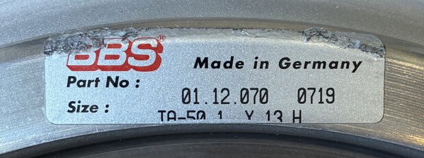 BBS Felgenbett aussen 1.0 x 13'' B-Ware (3)