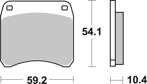 SBS 523DC Bremsbeläge 